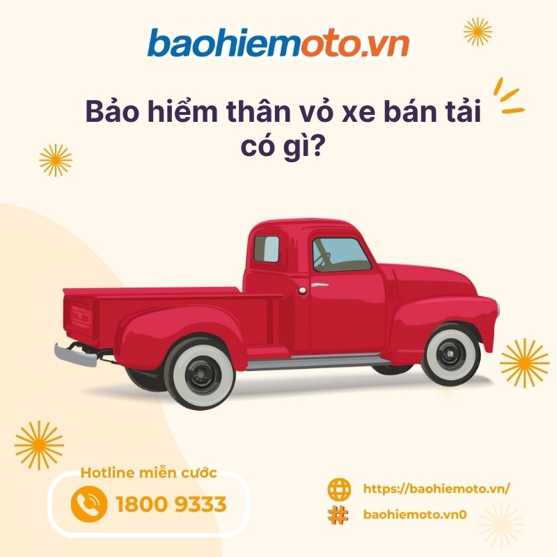 bảo hiểm xe bán tải